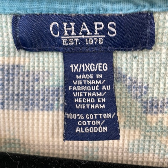 CHAPS Waffle Henley - Picture 4 of 4